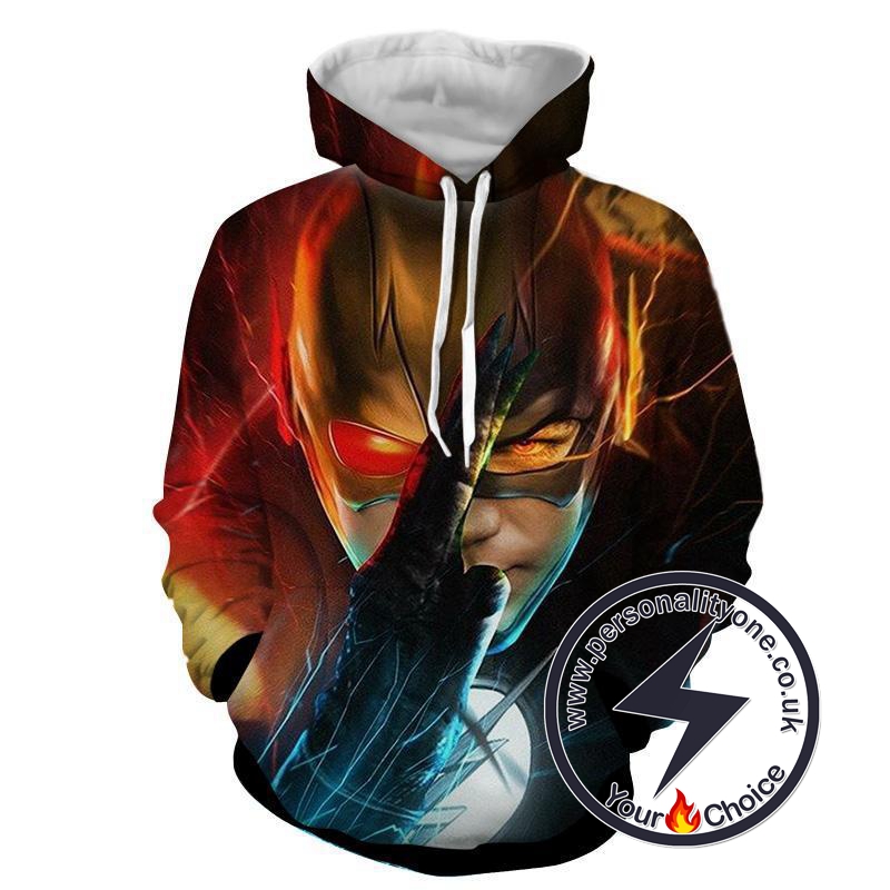 Flash In Action 3D Printed - The Flash Hoodies - Star Lab